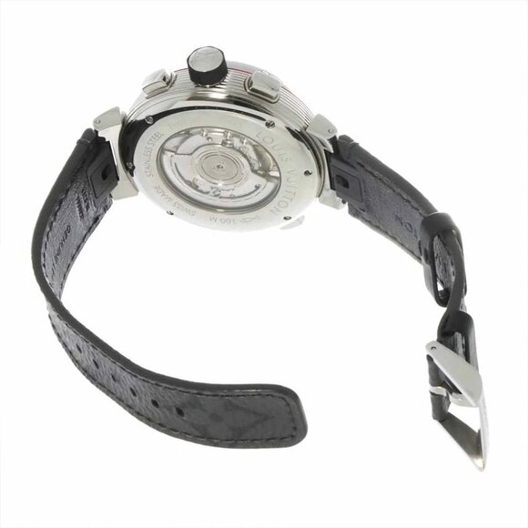 LOUIS VUITTON Tambour Q1A40 Automatic Gray Dial Mens Watch 90272176 - Picture 2 of 7